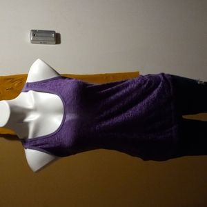 Purple sport tank top